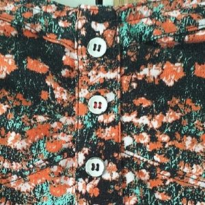 Strapless floral dress